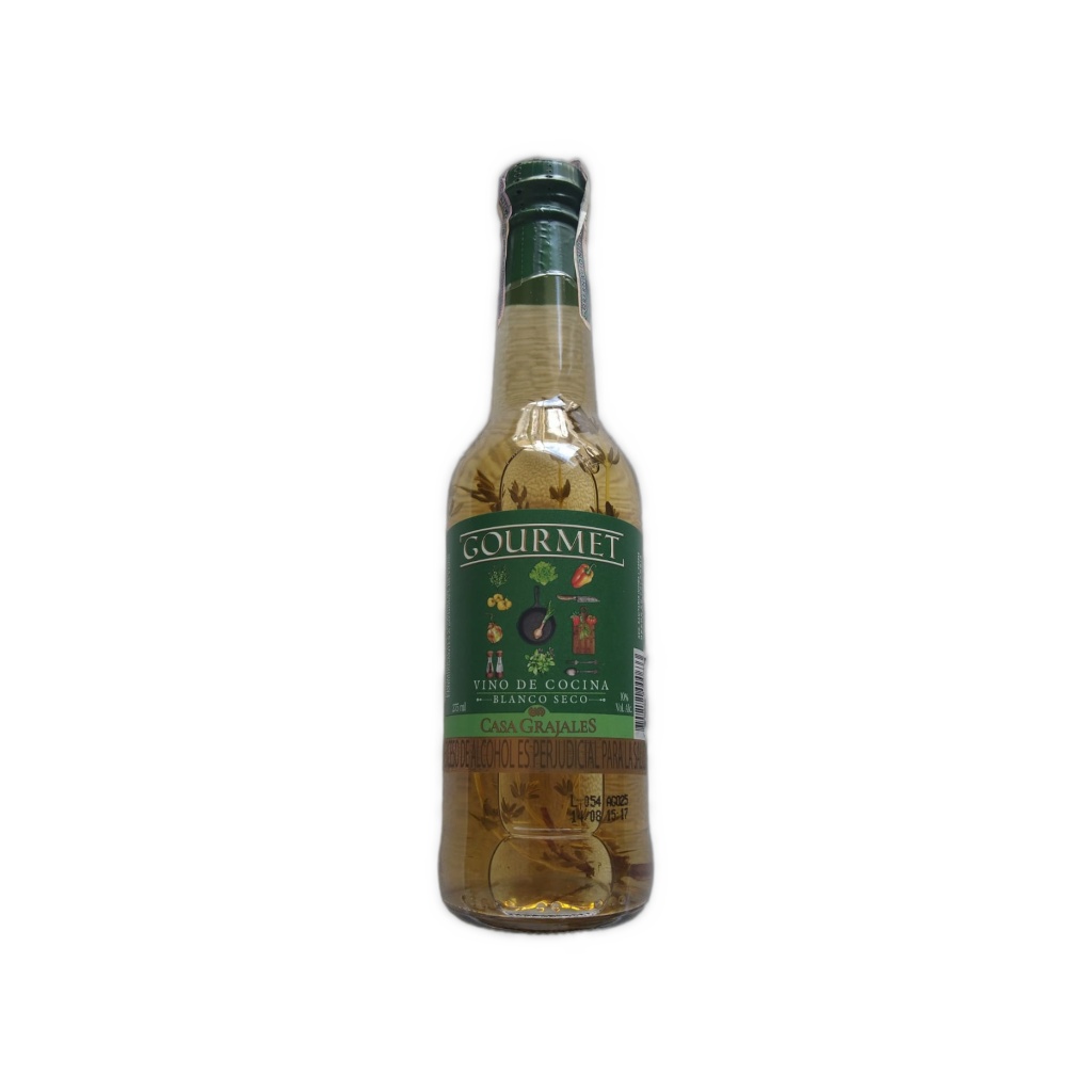 VINO BLANCO SECO GOURMET x 275 cc