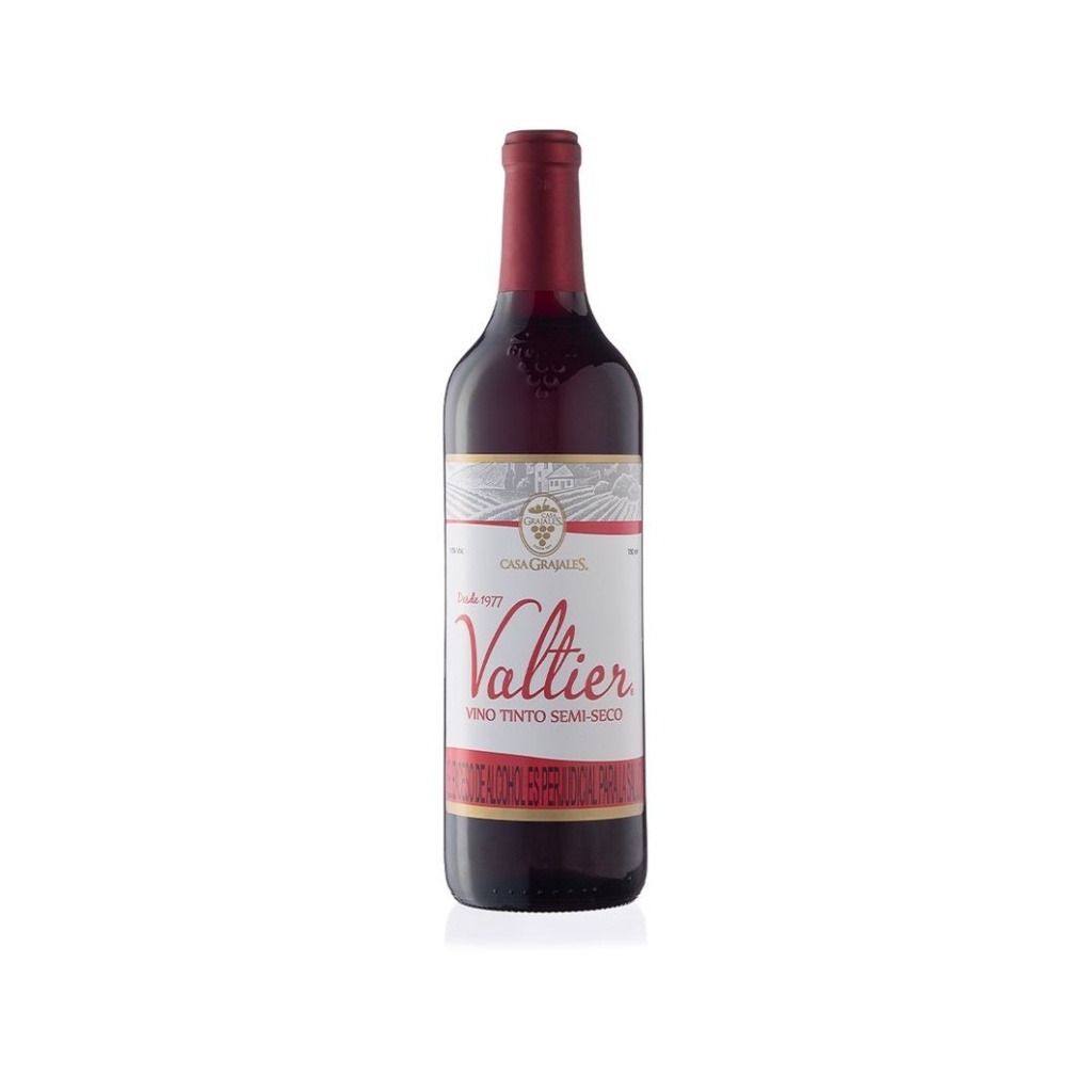 VINO TINTO SEMISECO VALTIER 10º x 275 cc