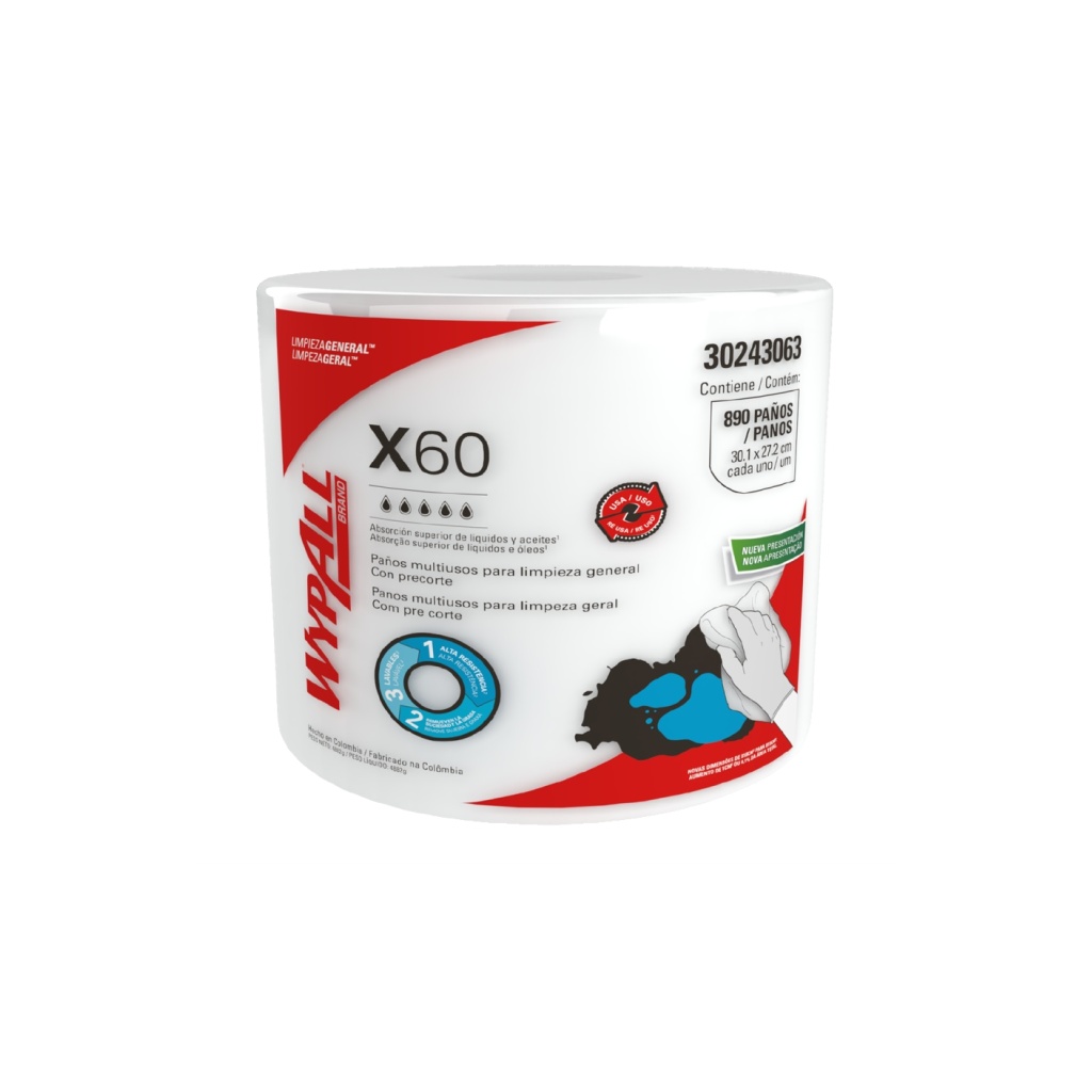 WYPALL X-60 JUMBO-ROLL BL 30177836/30243063 UNIDAD