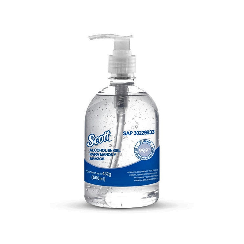 GEL SCOTT FSC X 500ML UNIDAD