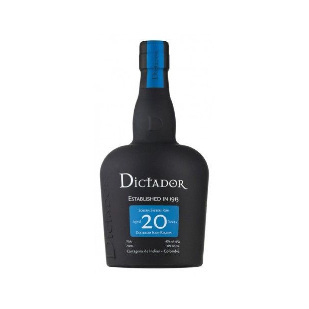 RON DICTADOR 20 AÑOS x 700 cc