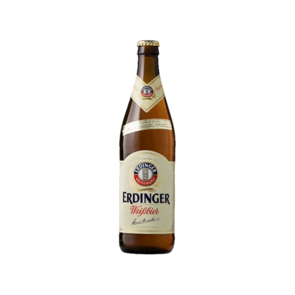 CERVEZA ERDINGER WEISSBIER BOTELLA x 500 cc UNIDAD