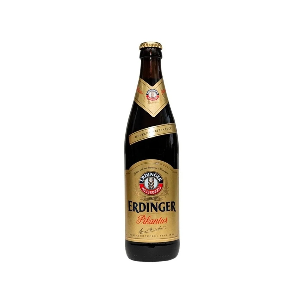 CERVEZA ERDINGER PIKANTUS BOTELLA x 500 cc UNIDAD