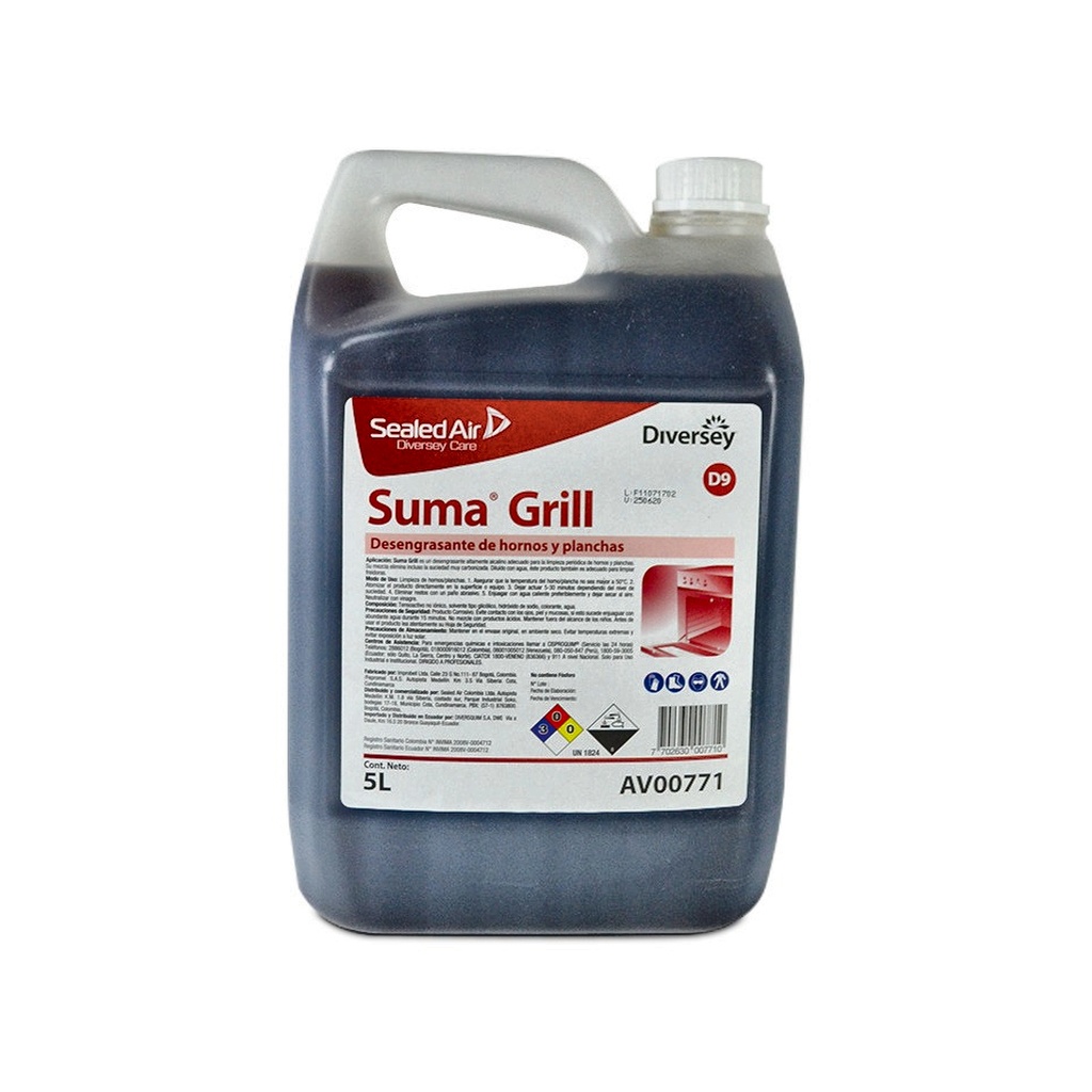SUMA GRILL AV00771 GAL X 5 LTS
