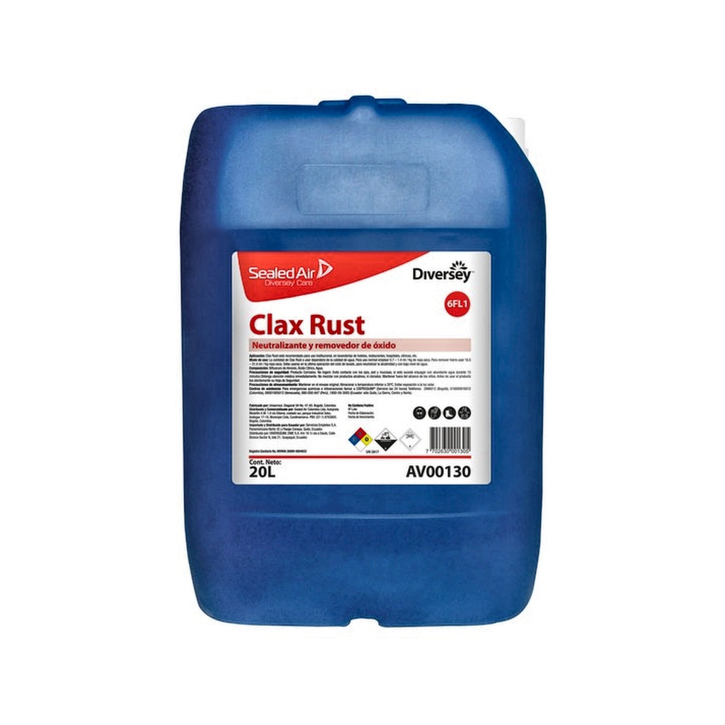 CLAX RUST 6FL 1 AV00130 GFA X 20 LTS