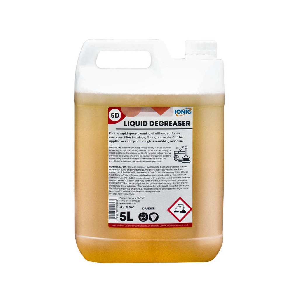 DEGREASER NO-IONIC x 5 L 101103763 UNIDAD