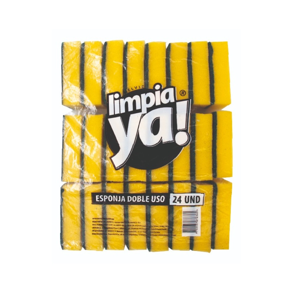 ESPONJA DOBLE USO LIMPIAYA 482010309 BOL x 24 UNDS