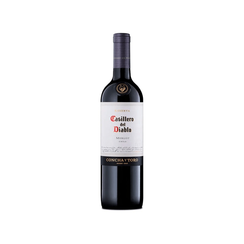 VINO CASILLERO MERLOT x 750 cc