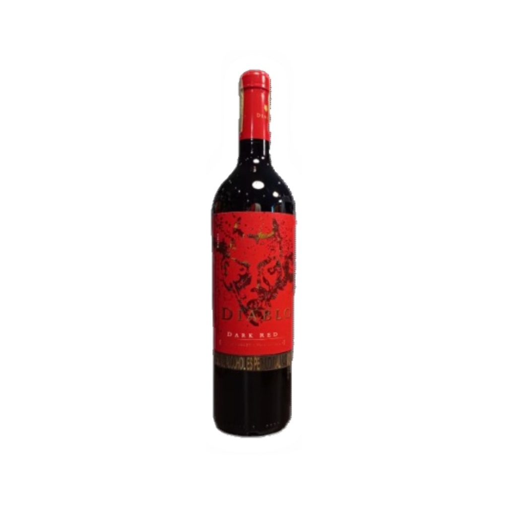VINO DIABLO DARK RED BLEND x 750 cc