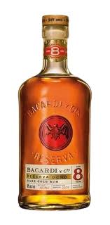 RON BACARDI RESERVA 8 AÑOS x 750 cc