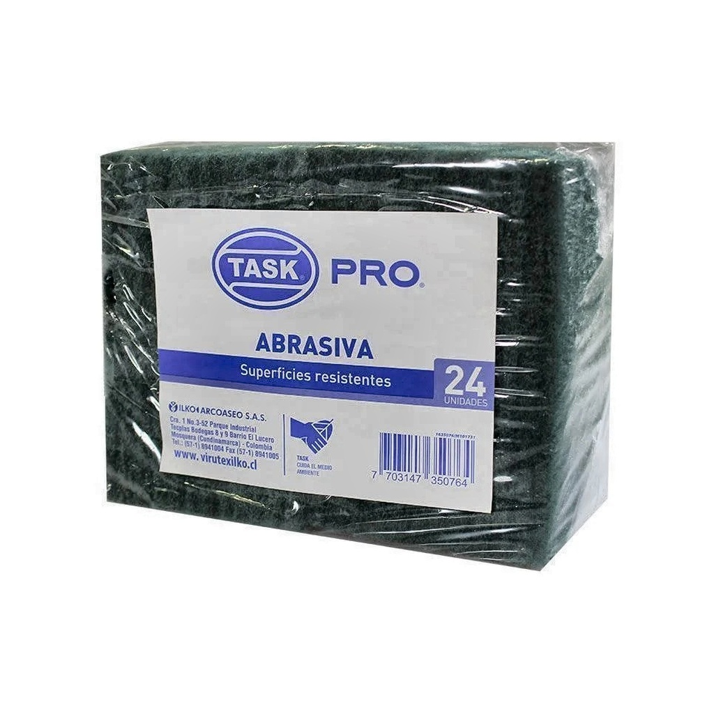 ESPONJA TASK NEGRA EXTRA ABRASIVA X 24 UND RF_1635077