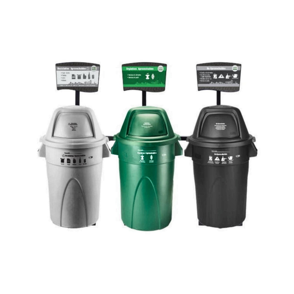 PUNTO ECOLOGICO 3 PUESTOS 121 LT 4-1008434_ PAPEL CART_NO REC_PLAST_V3_EPM1