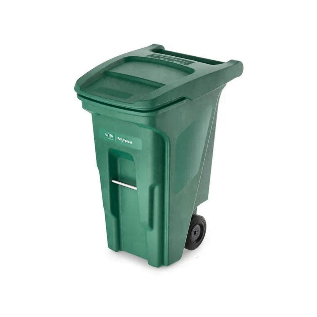 CONTENEDOR ROLLER RUEDA DURA 181L 4-1017785_VERDE_EMP 1