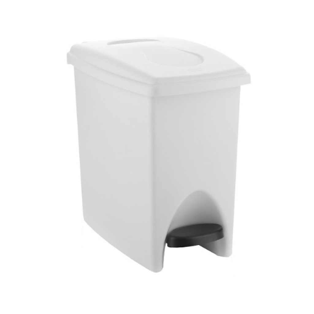 PAPELERA PEDAL BLANCO 10LT 4-1002050_EMP 4