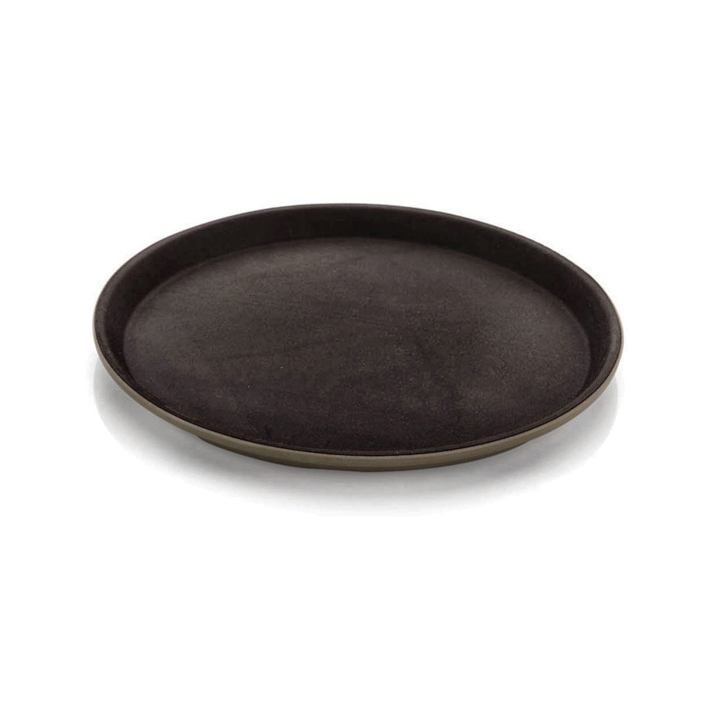 BANDEJA DE SERVICIO ANTIDESLIZANTE REDONDA CAFE 36CM 4-1036324_EMP 6