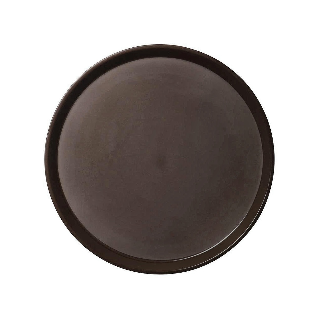 BANDEJA DE SERVICIO ANTIDESLIZANTE REDONDA CAFE 40.6 CM 4-1035082_EMP 6