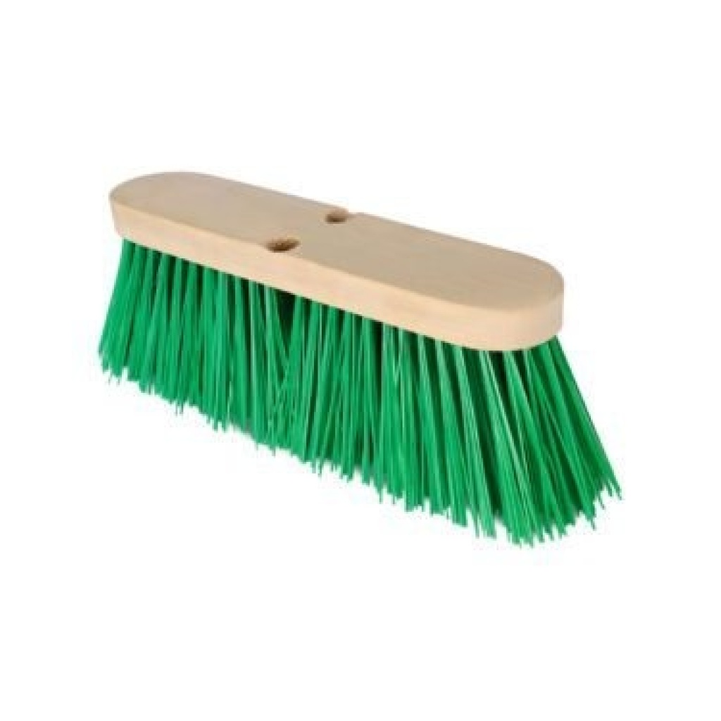 CEPILLO BASE MADERA Ref:1604 SIN MANGO VERDE 42x9x17cms RF_101604