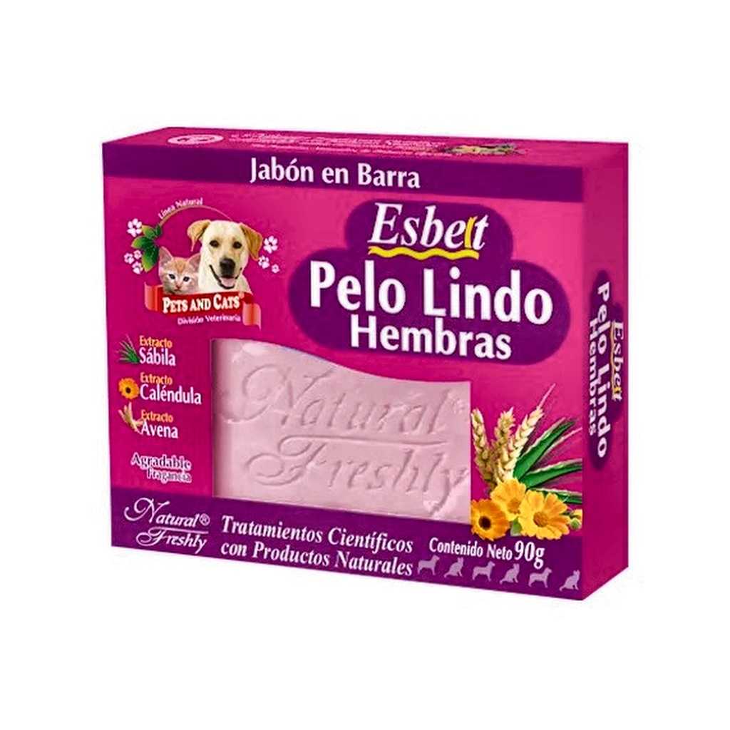 P &amp; C JABON ESBELT PELO LINDO HEMBRAS x 90g UNIDAD