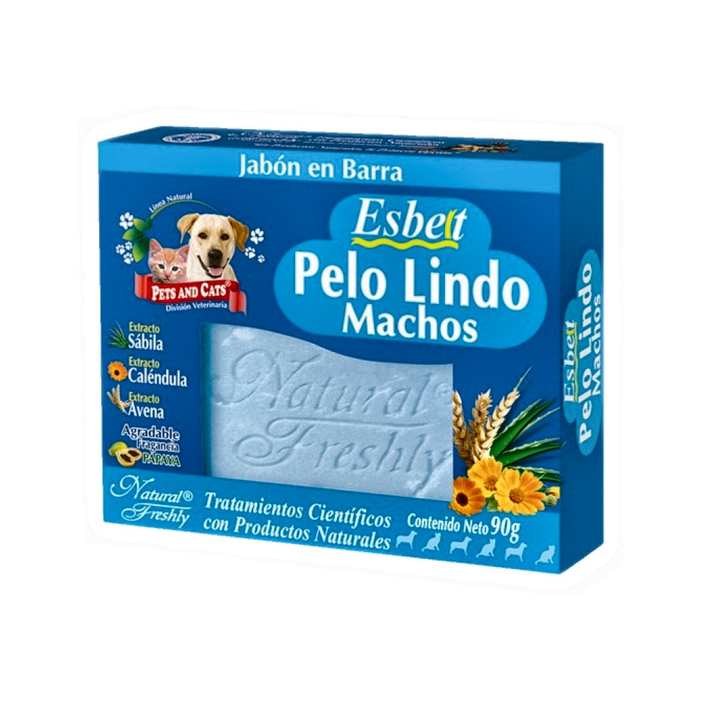 P &amp; C JABON ESBELT PELO LINDO MACHOS x 90gr UNIDAD