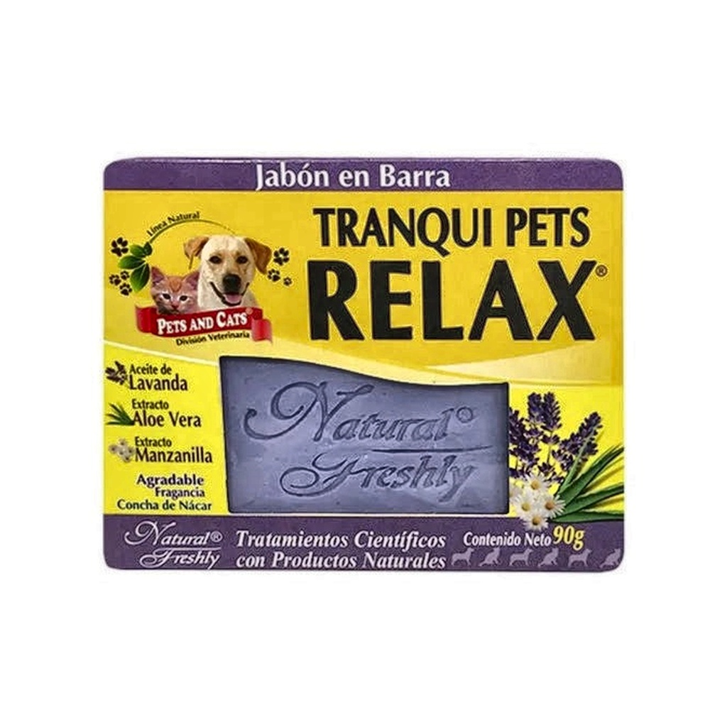 P &amp; C JABON TRANQUI PETS RELAX x 90gr UNIDAD