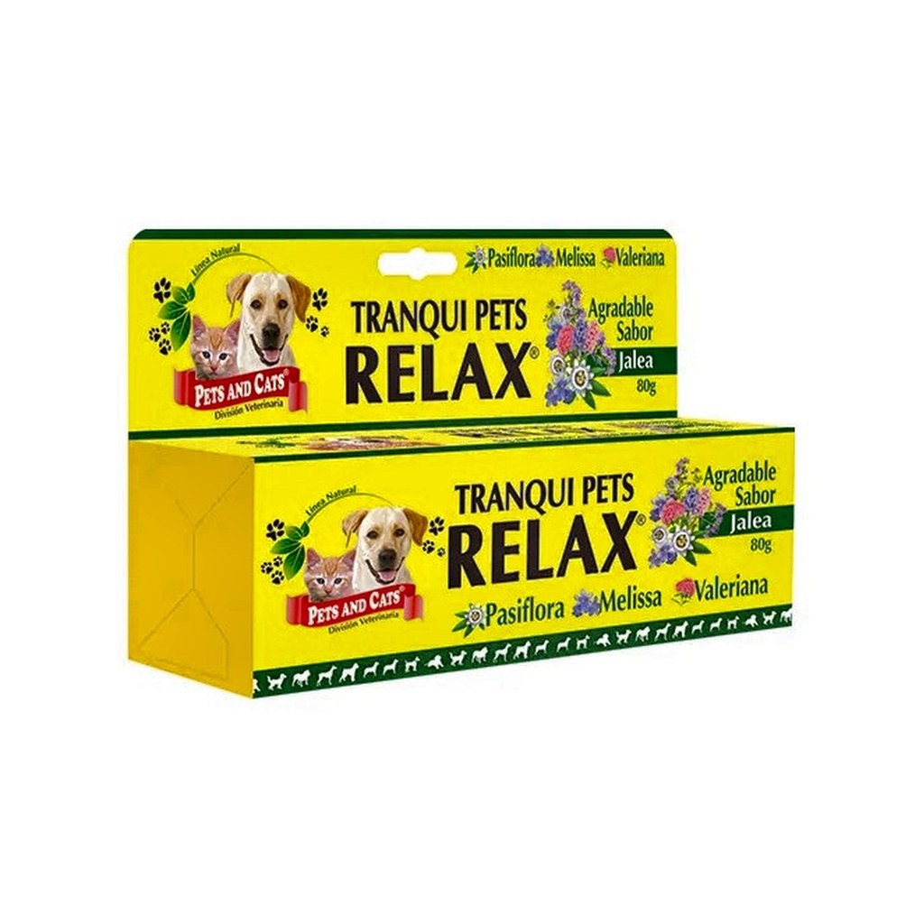 P &amp; C TRANQUI PETS RELAX JALEA TUBO x 80gr UNIDAD