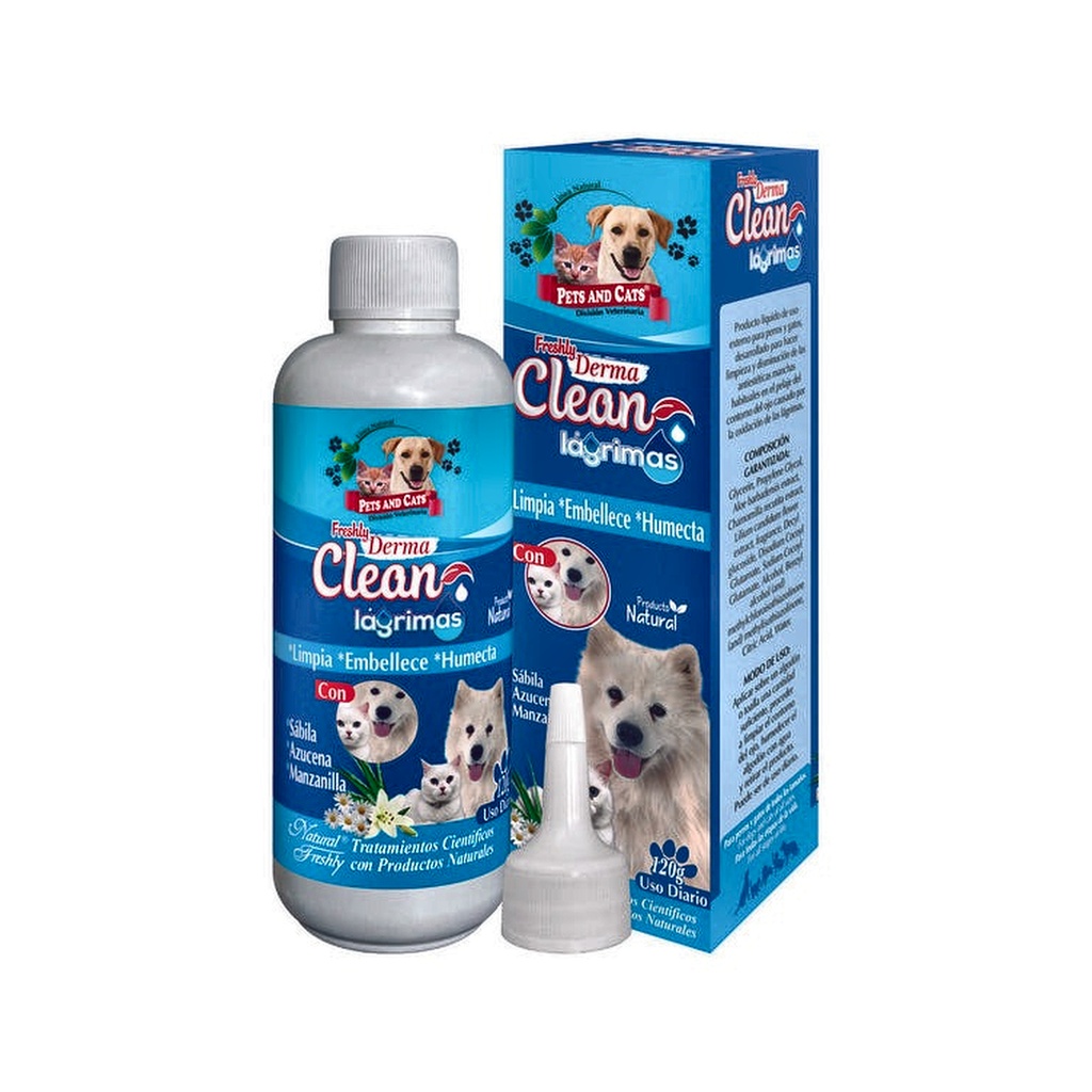 P &amp; C FRESHLY DERMA CLEAN LAGRIMAS FCO x 120g UNIDAD