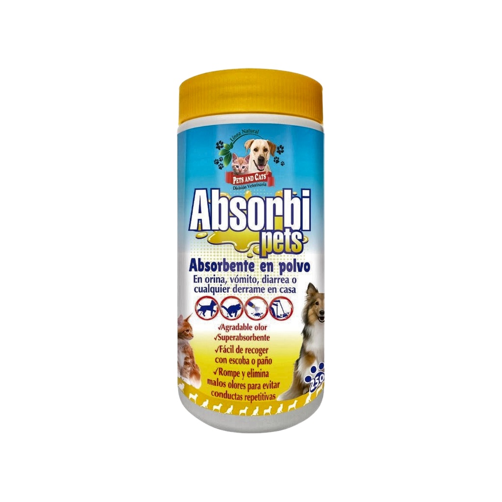 P &amp; C ABSORBIPETS-ABSORBENTE EN POLVO FSC x 250 GR