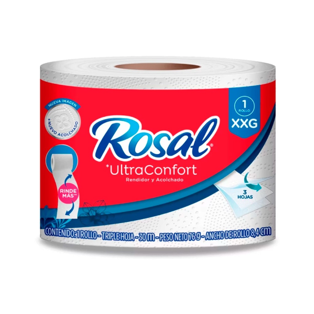 PAPEL HIG ROSAL XXG 30M PAQ X 48UND