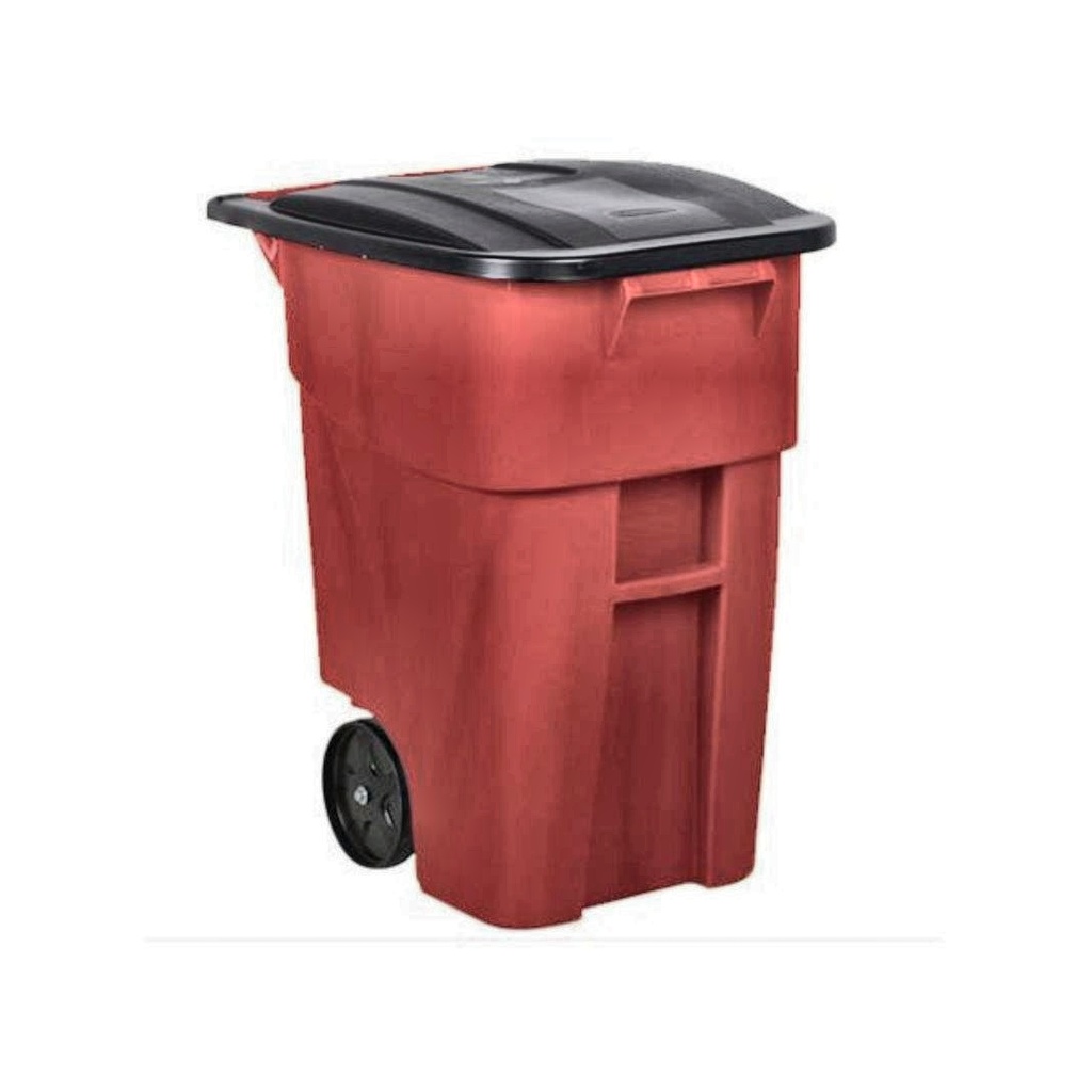 CONTENEDOR BRUTE ® CON RUEDAS Y TAPA CAPACIDAD 189 L 1934089_ROJO