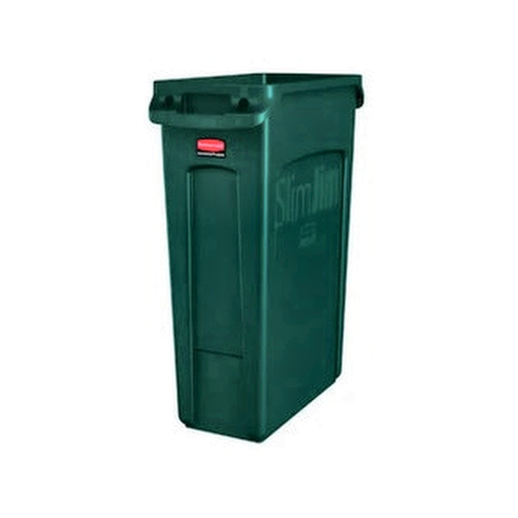 CONTENEDOR SLIM JIM 87L C/CANALES VENT VERDE 1956186