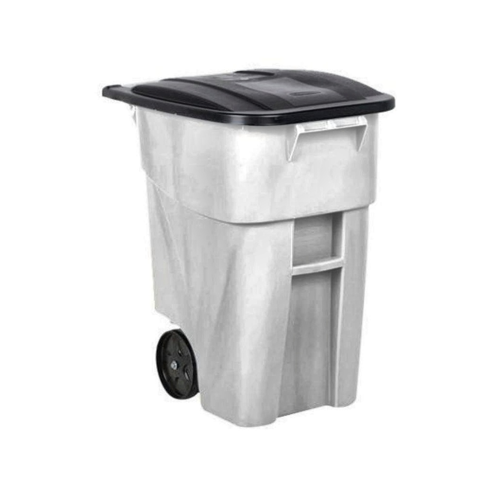 CONTENEDOR BRUTE CON RUEDA Y TAPA 189L BLANCO 1829410