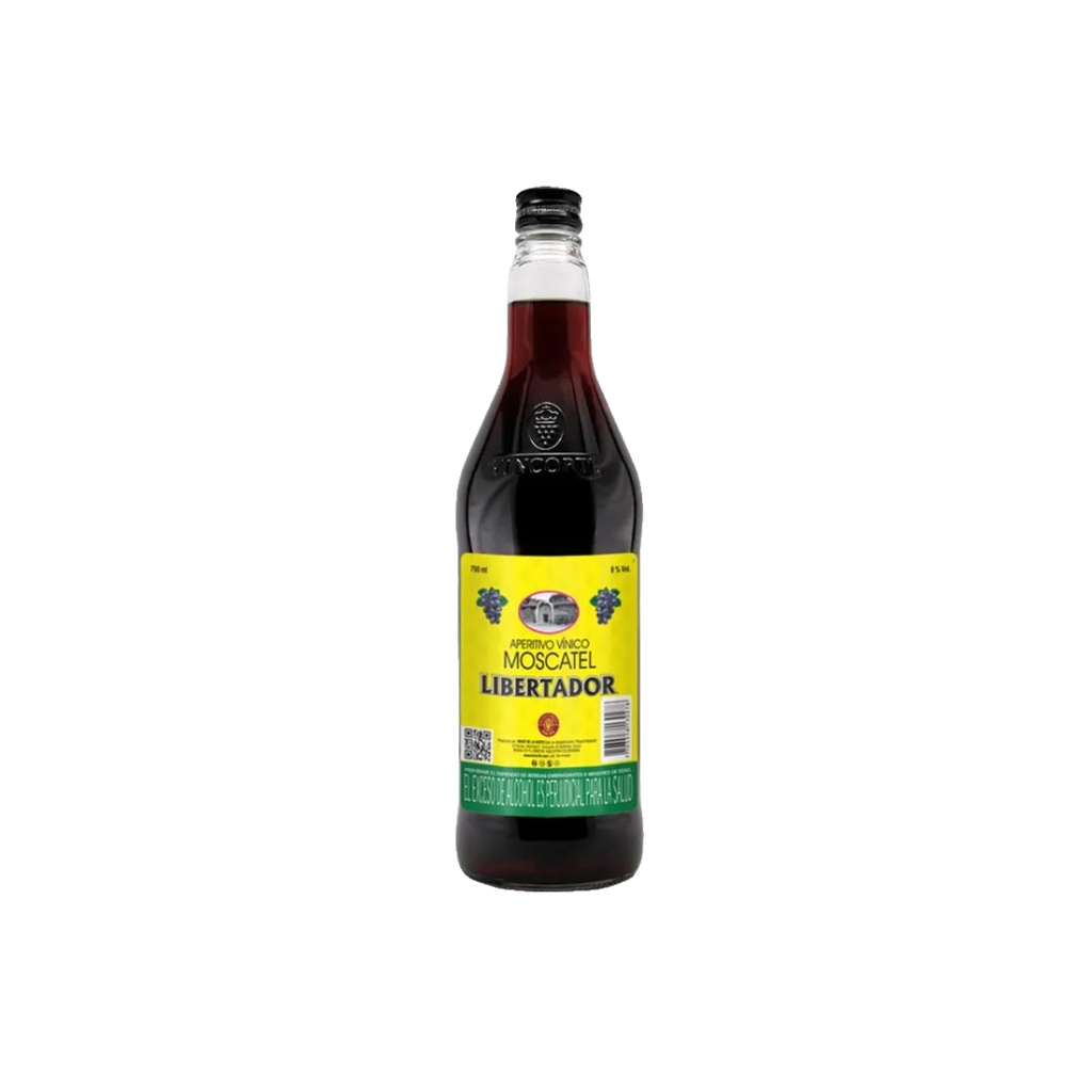 APERITIVO LIBERTADOR SABOR UVA MOSCATEL x 750 cc