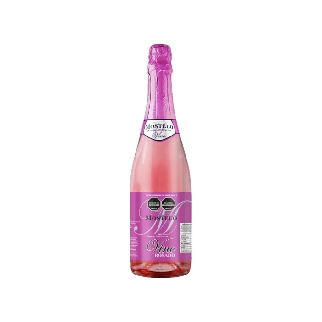 BEBIDA GASIFICADA SAB VINO MOSTELO ROSADO x 750 cc N
