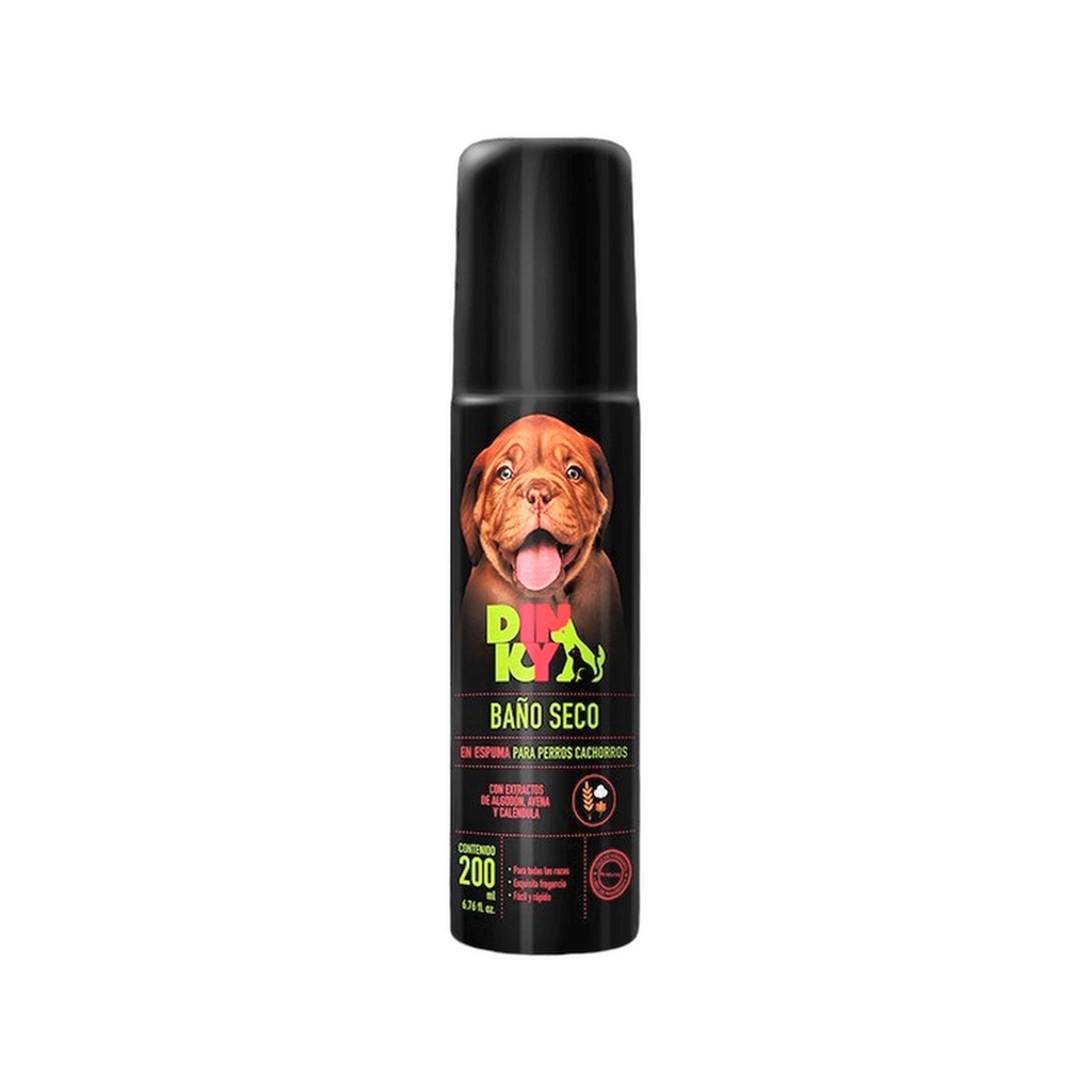 BAÑO SECO DINKY ESPUMA PERRO CACHORRO 5564 FSC x 200 ML