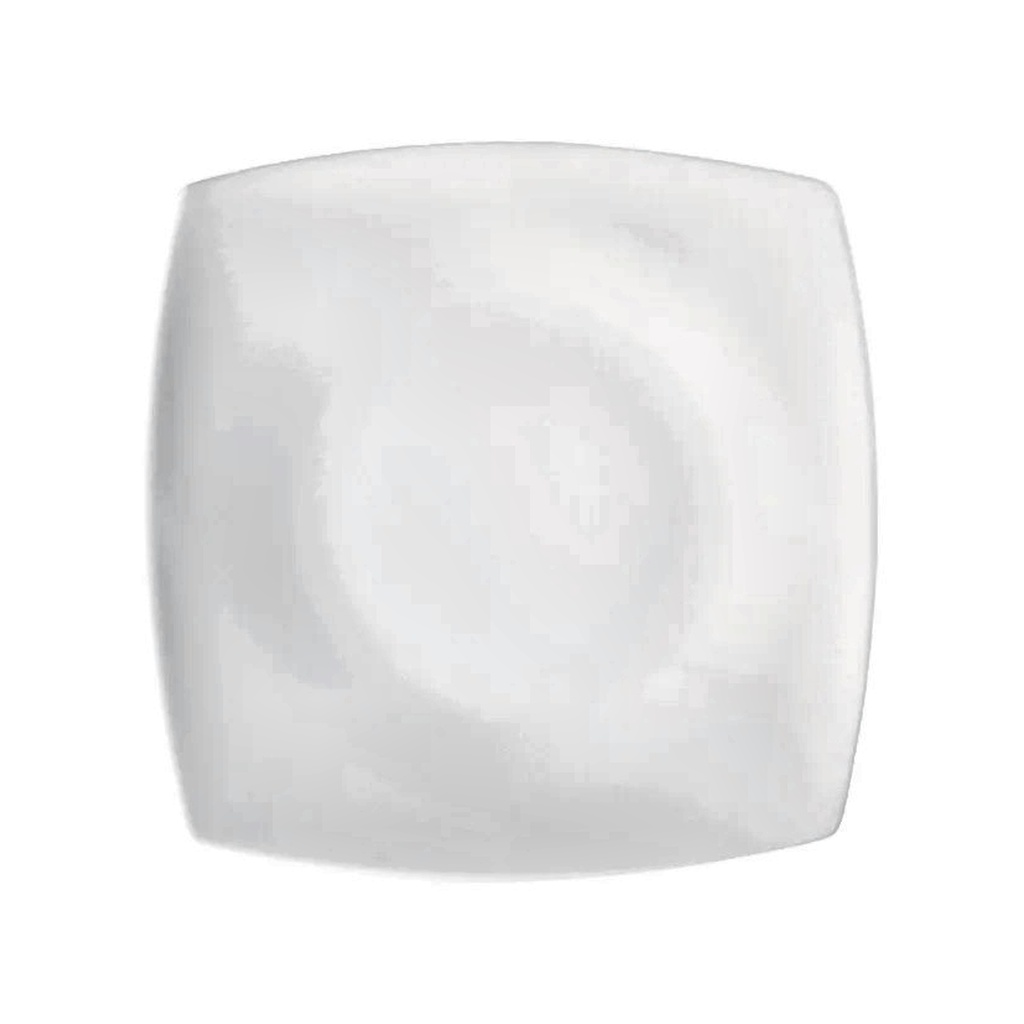 PLATO PANDO 20CM CUADR ACTUALITE BLANCO PA1101912024