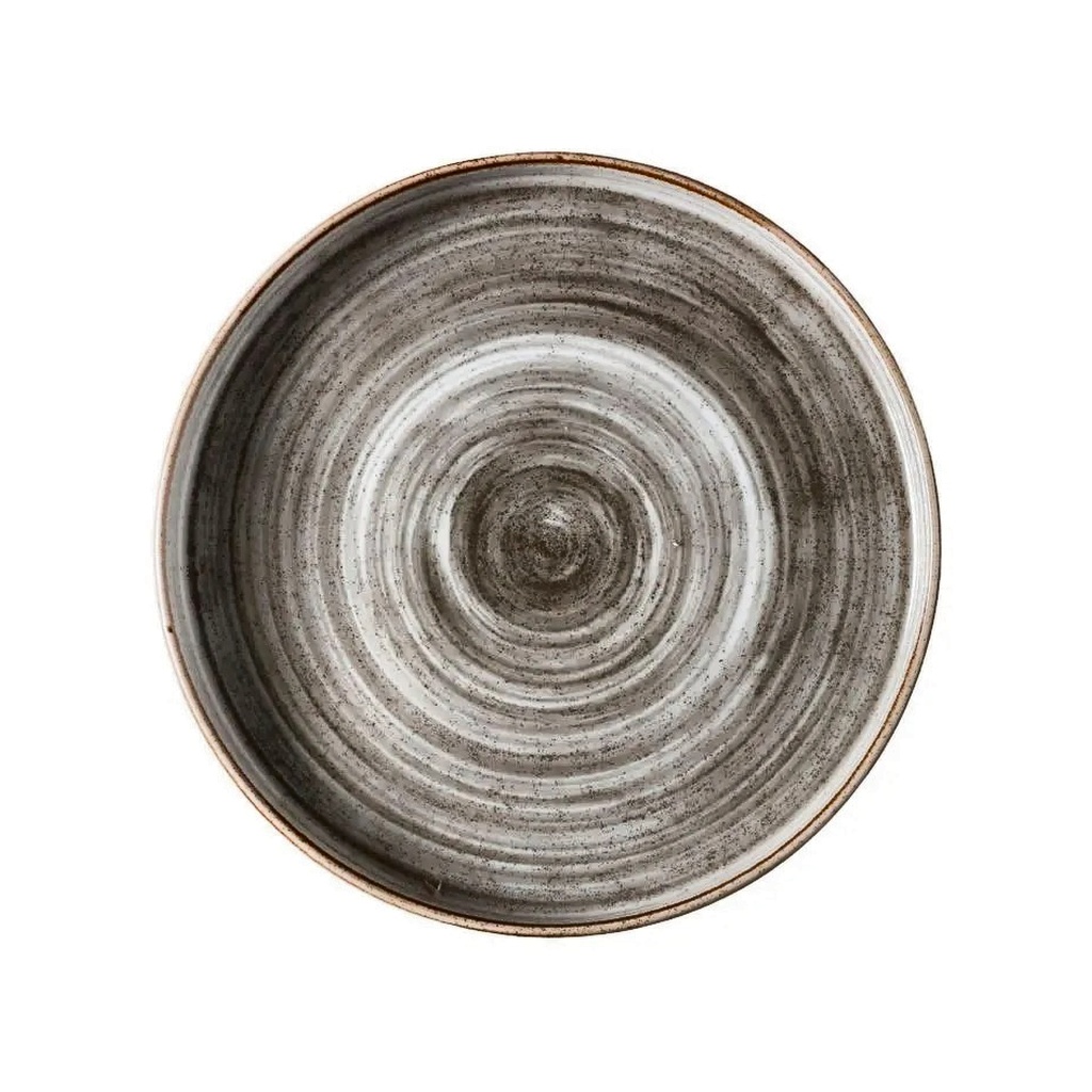 PLATO PANDO 20.4CM RUSTIC ARTISAN GRIS PA1607992012