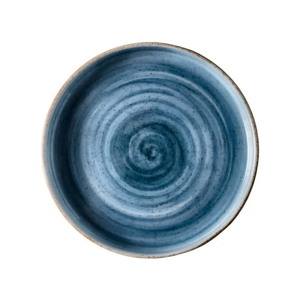 PLATO PANDO 20.4CM RUSTIC ARTISAN AZUL PA1604992012