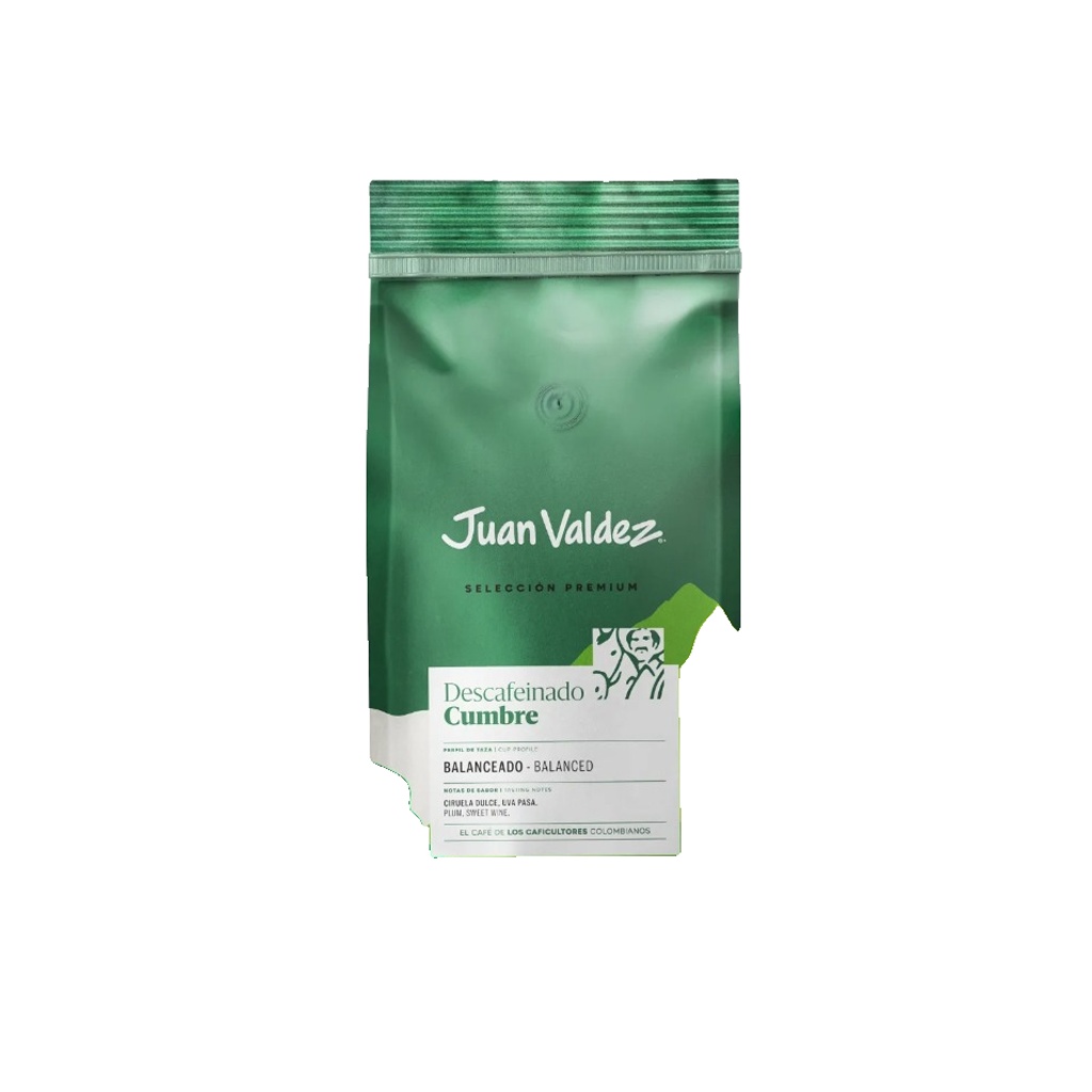 CAFE CUMBRE DESCAFEINADO MOLIDO BOL X 340 GR