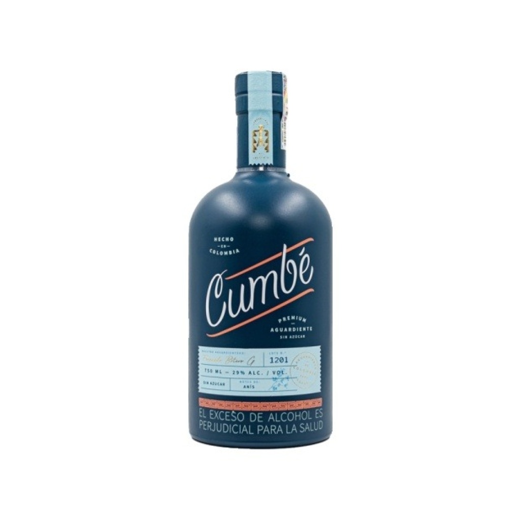 AGUARDIENTE CUMBE PREMIUM ARTESANAL x 750 cc N