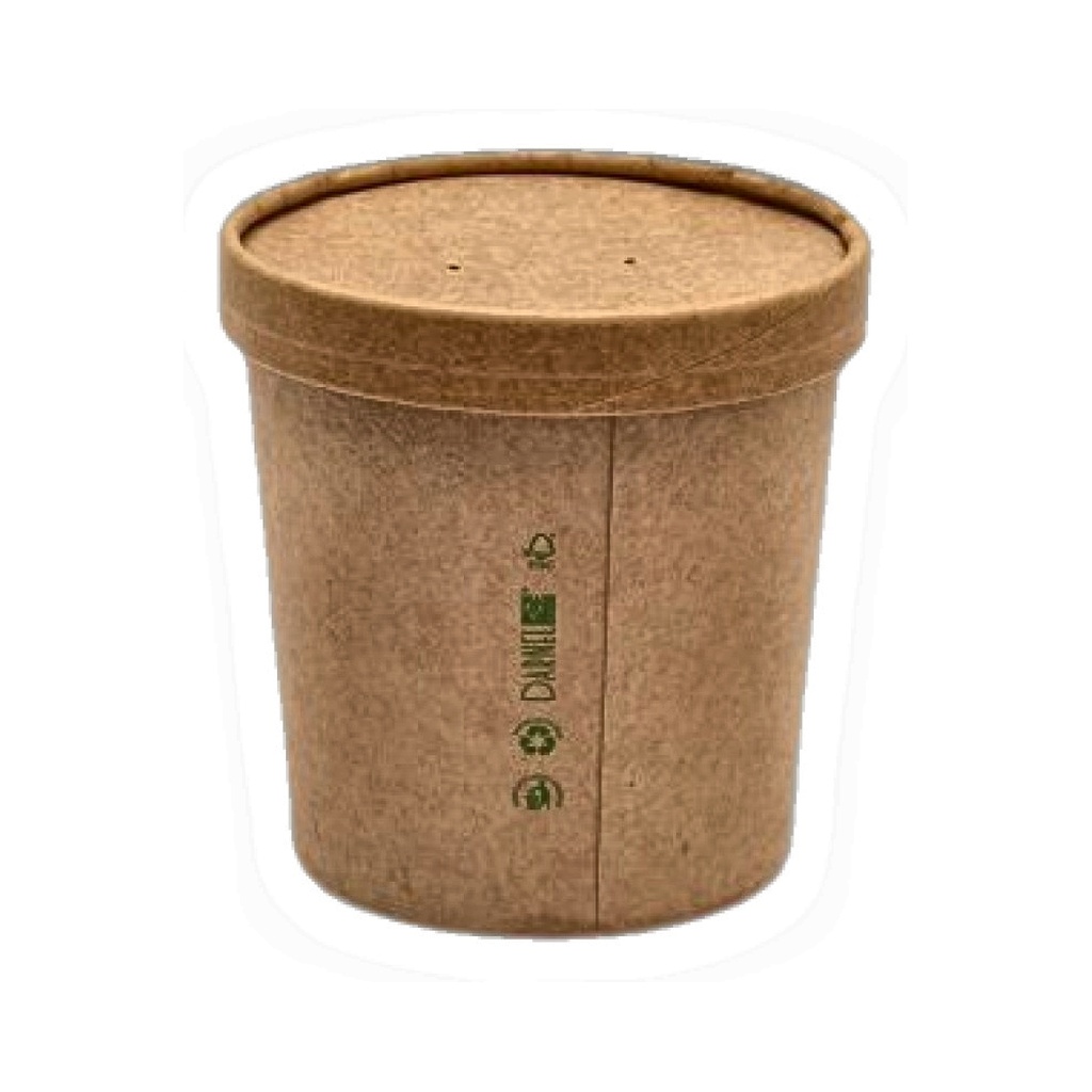 CONTENEDOR BLANCO DARNEL NATURALS 26Oz CJ X 500UND