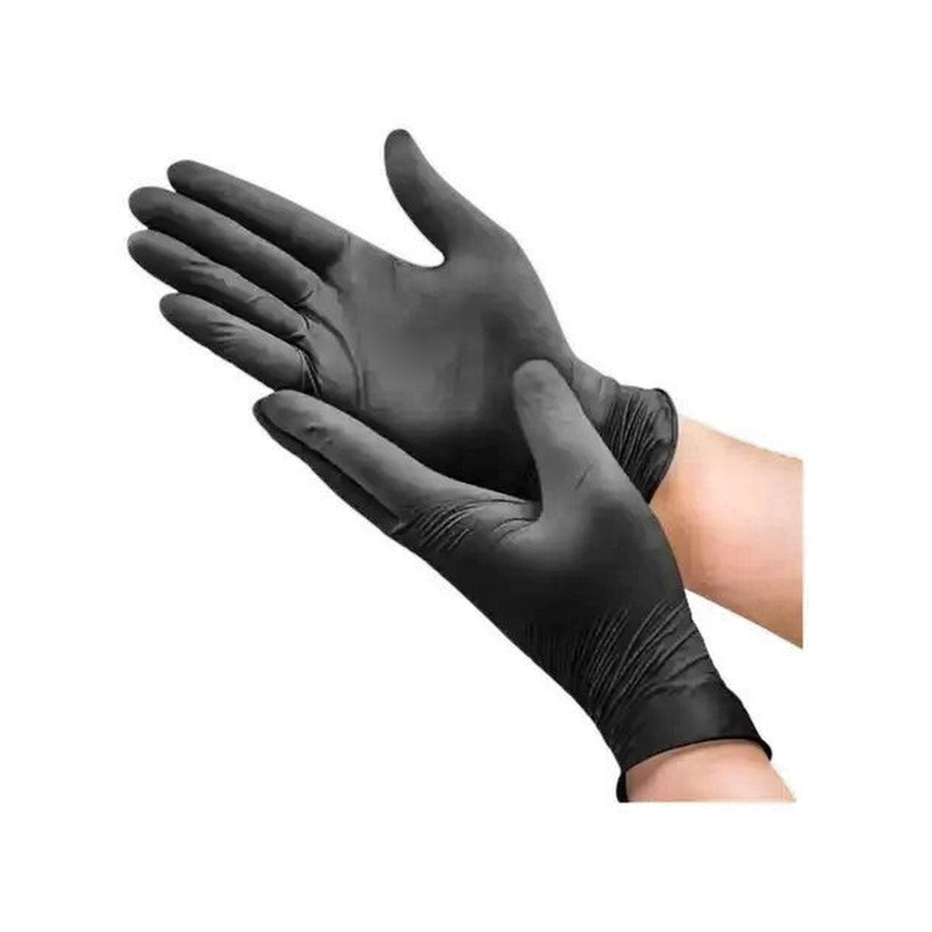 GUANTES DESECHABLES TASK PRO NITRILO NGRO SPOLV M - RF_1330092
