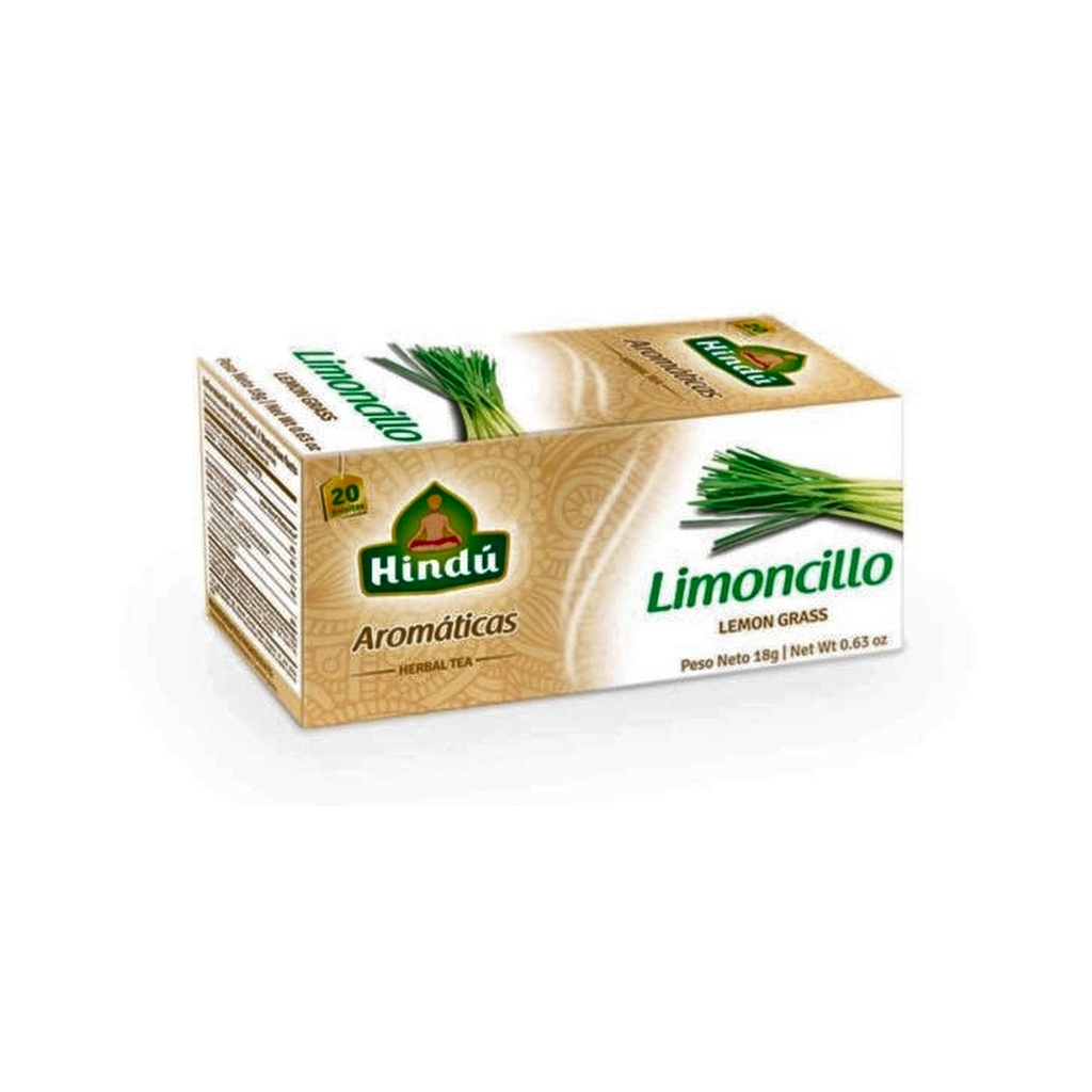 AROMATICA HINDU LIMONCILLO 18gr DISP x 20 UND