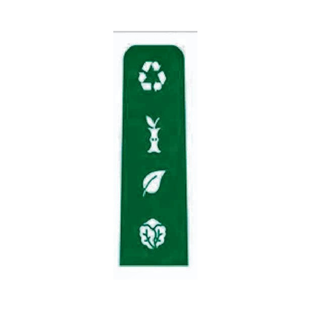 KIT ETIQUETAS PARA ESTACION DE RECICLAJE  SLIM JIM  - 2148347