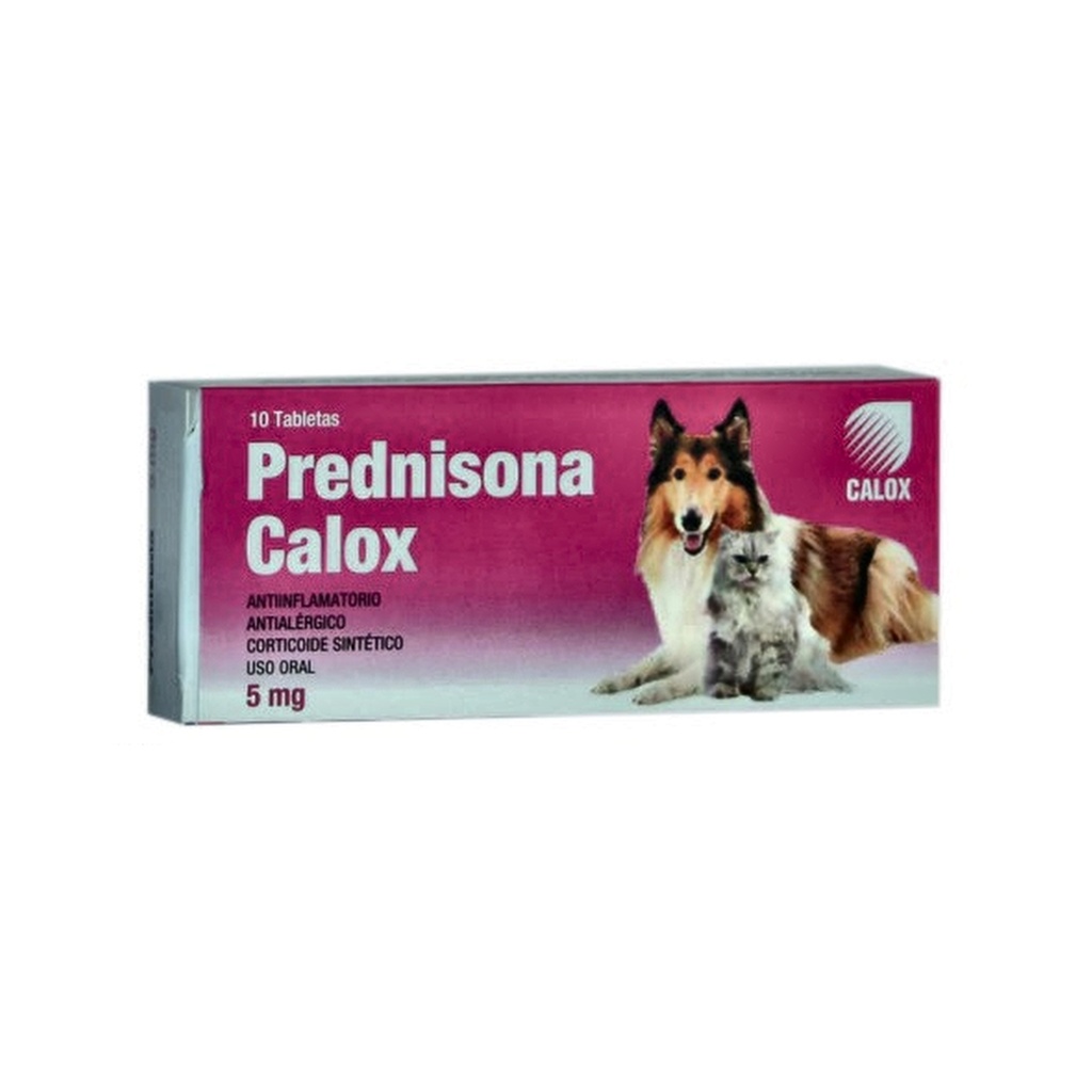 PREDNISONA  5mg  CALOX    CAJA X 10 TABLETAS