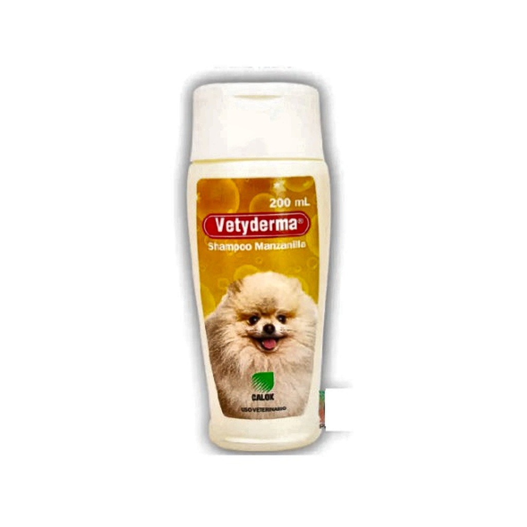 SHAMPOO VETYDERMA MANZANILLA  FRASCO X 200 ml