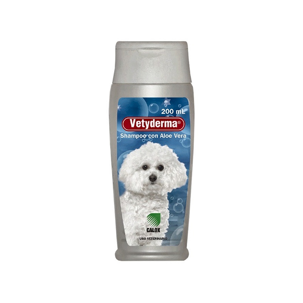 SHAMPOO VETYDERMA ALOE VERA  FRASCO X 200 ml