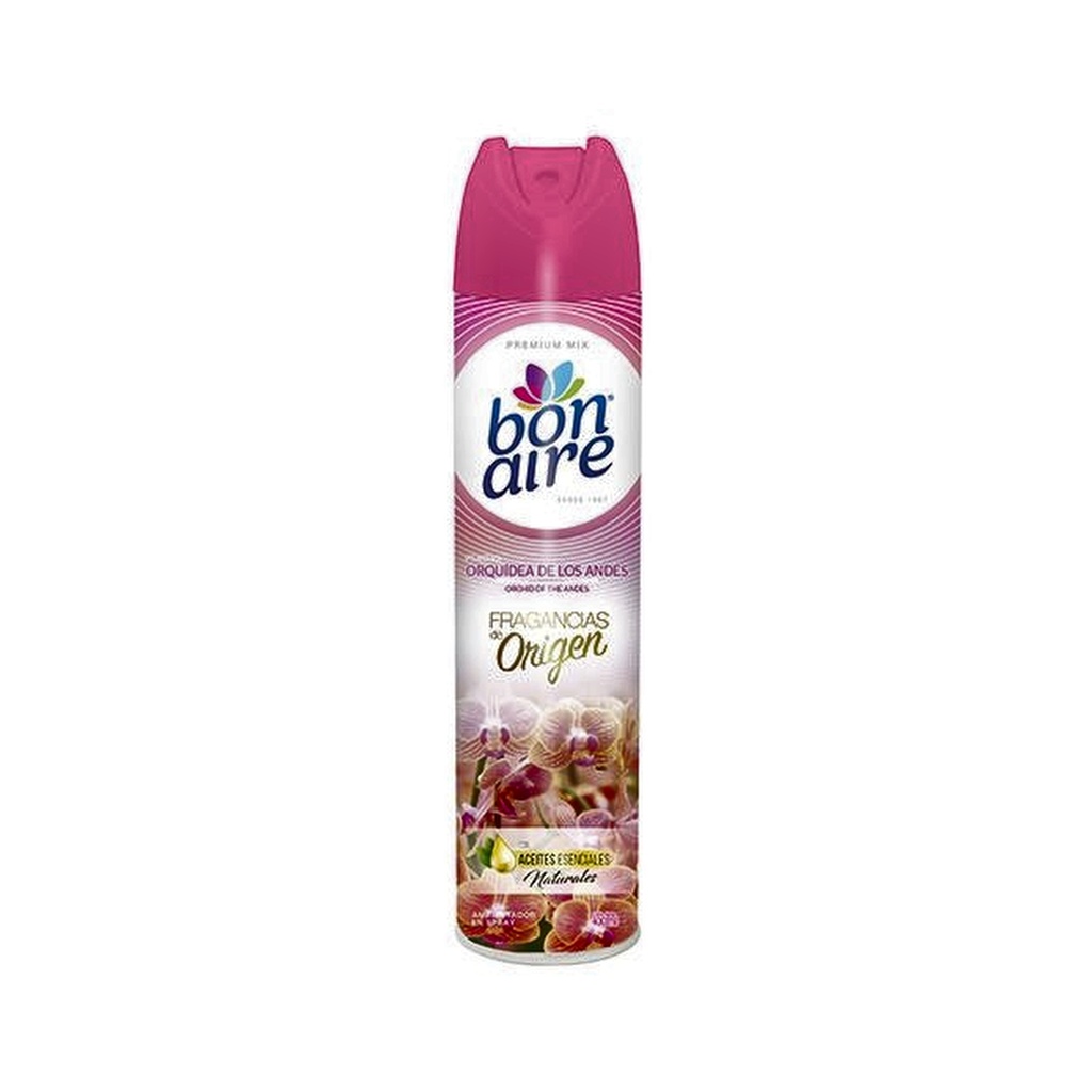 BONAIRE SPRAY 400 ML FLORAL ORQUIDEA DE LOS ANDES  UNIDAD
