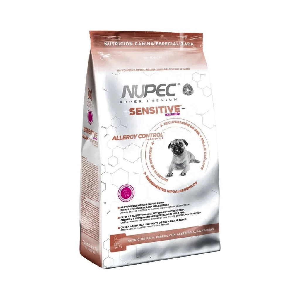 NUPEC SENSITIVE RAZA PEQUEÑA C_AA08CO02  BOL x 2 kg