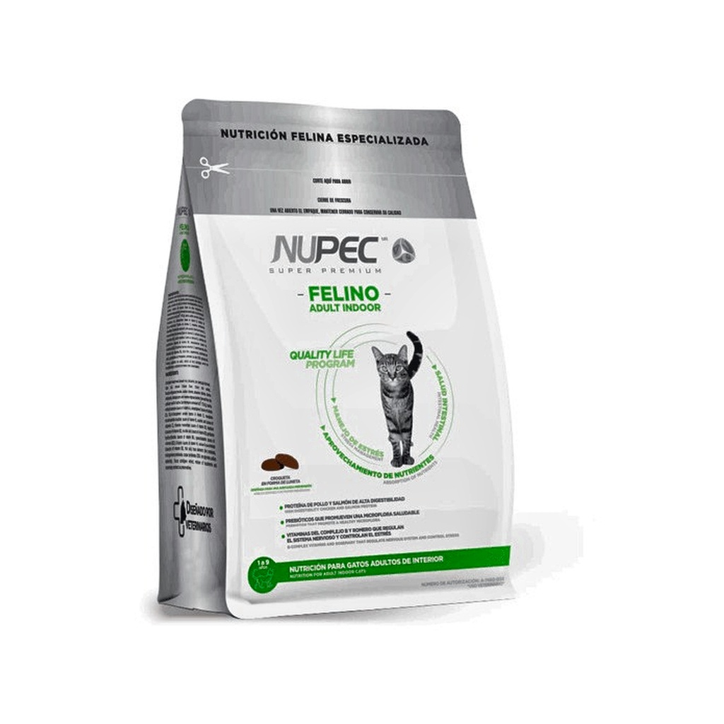 NUPEC FELINO ADULTO INDOOR G_AE01CO01 BOL x 1.5 kg