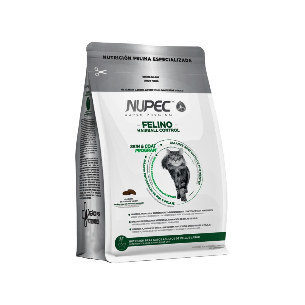 NUPEC FELINO HAIRBALL CONTROL  G_AE02CO01 BOL x 1.5 kg
